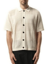 Wooyoungmi Crochet Shirt in Ivory