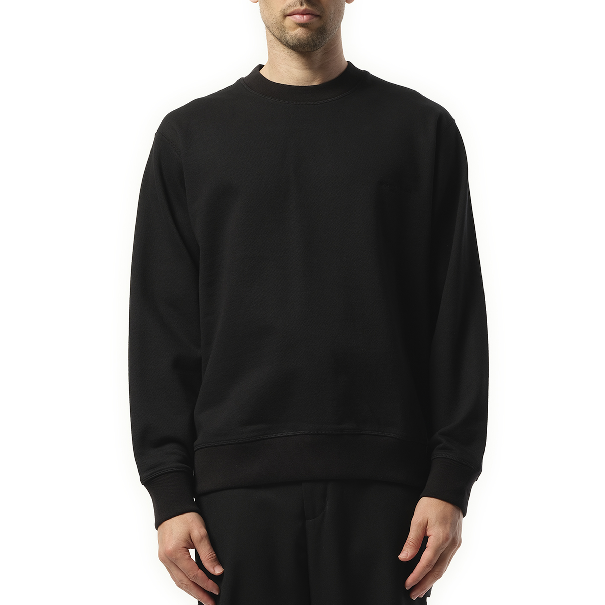 Back Patch Sweatshirt in Black