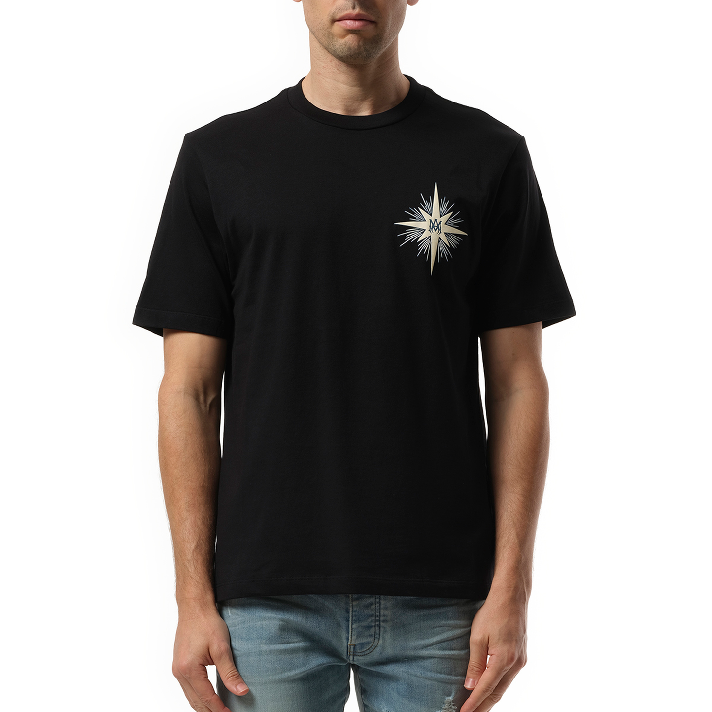 Amiri Starburst T-Shirt in Black
