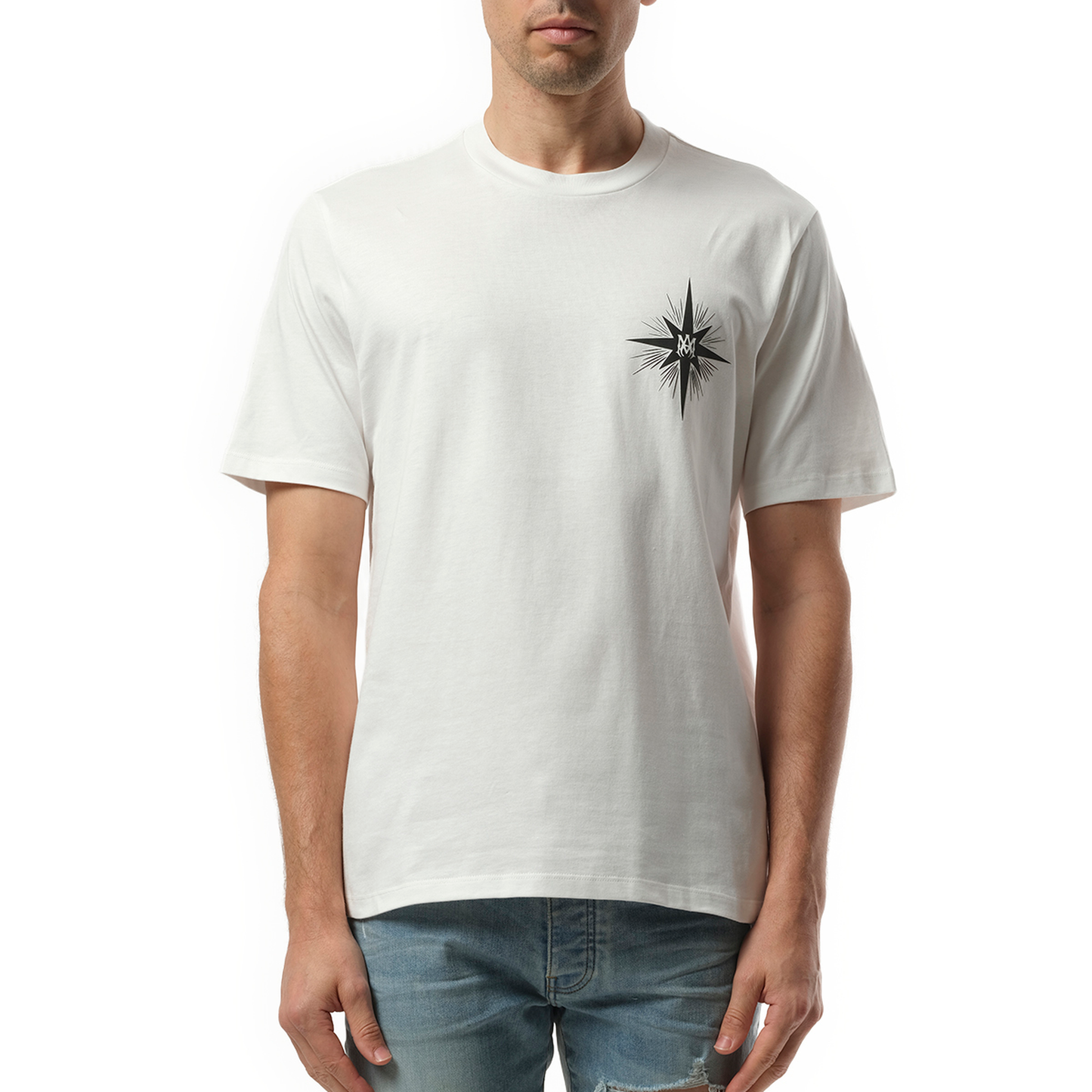 Amiri Starburst T-Shirt in Ivory