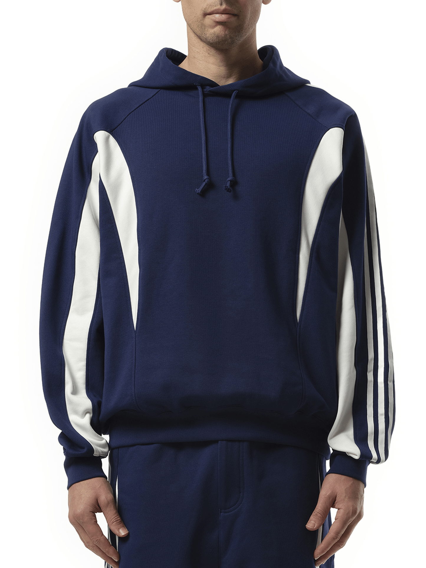 Y-3 Cutline Hoodie in Dark Blue
