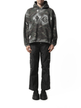 Thug Club Sprayed Camoflage Rock Hoodie in Camo