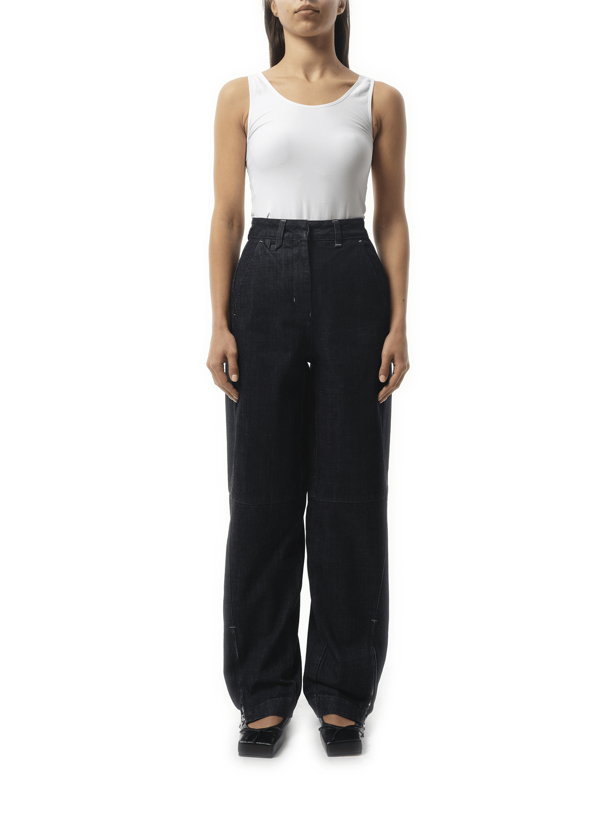 Jacquemus Le Cargo Denim in Dark Navy