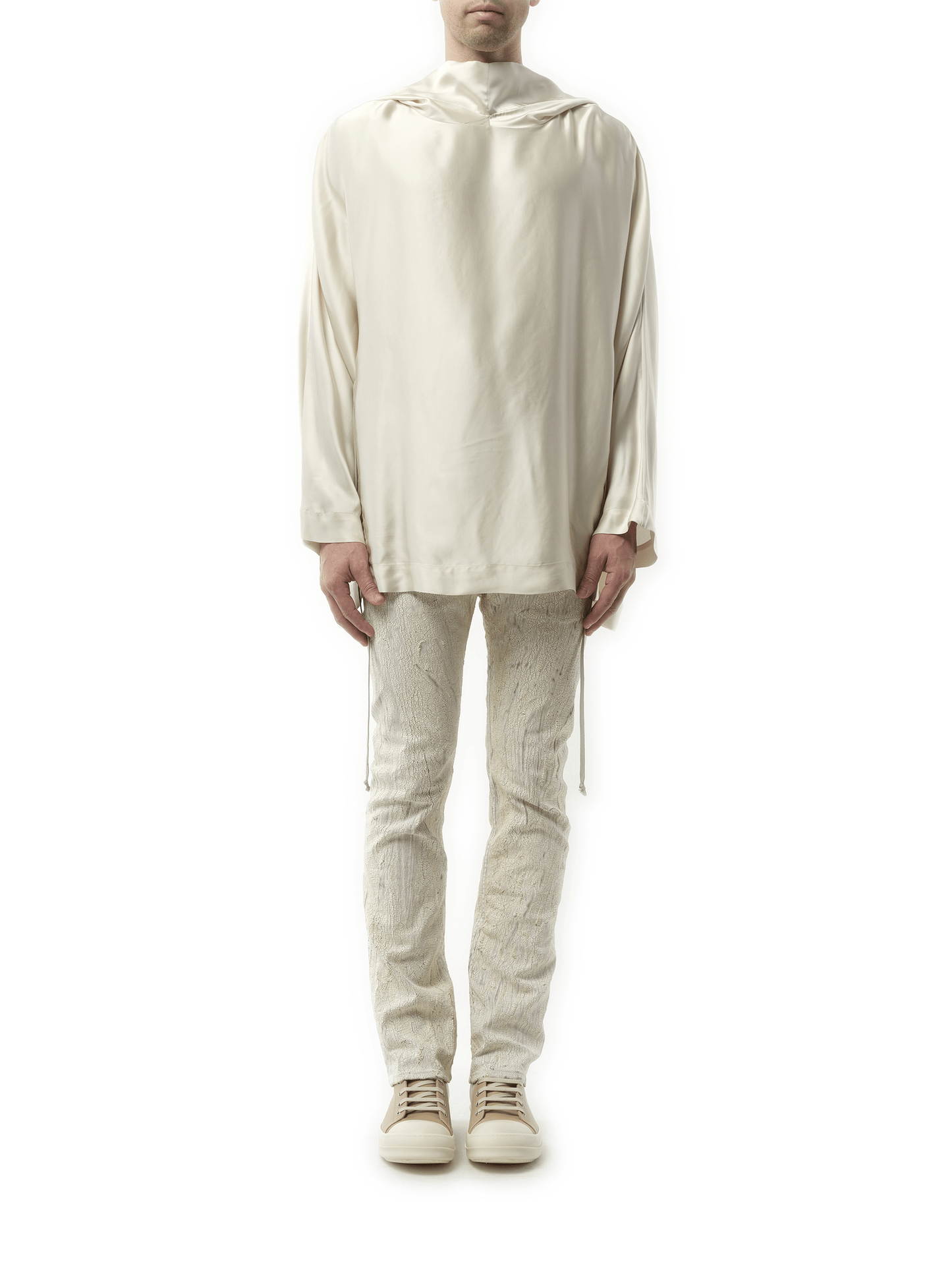 Rick Owens Hooded Tunic in Dinge