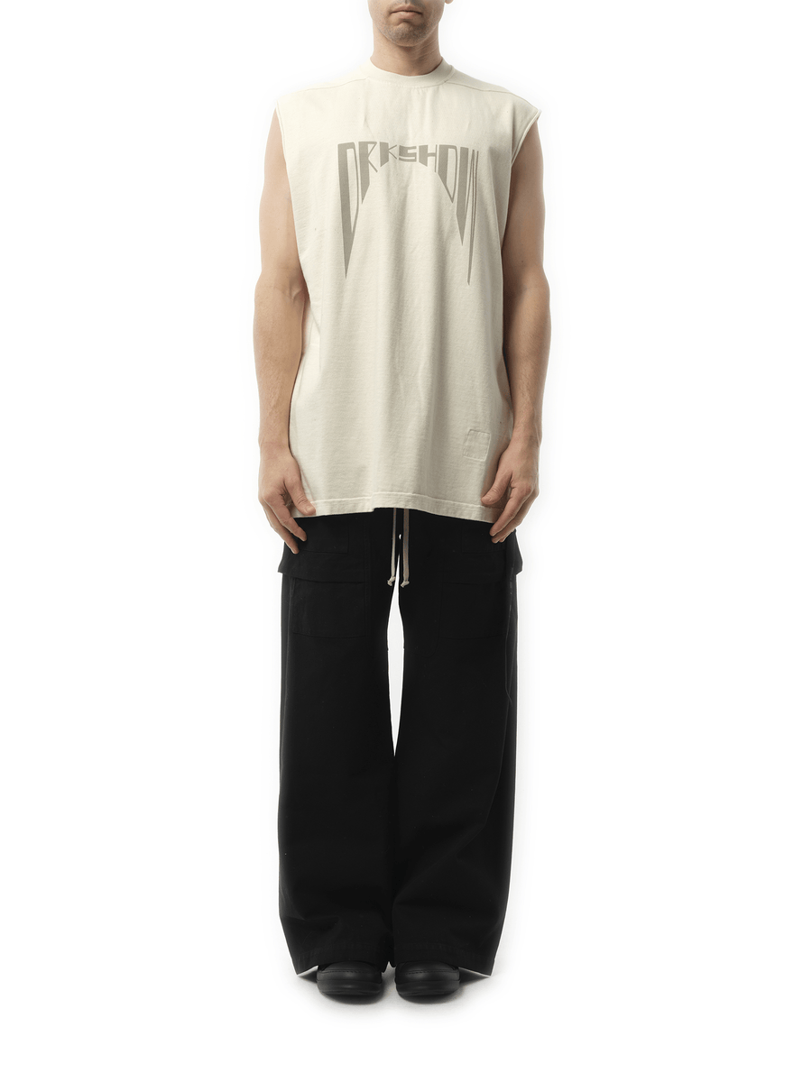 Rick Owens Drkshdw DRKSHDW Tarp T in Natural/Pearl