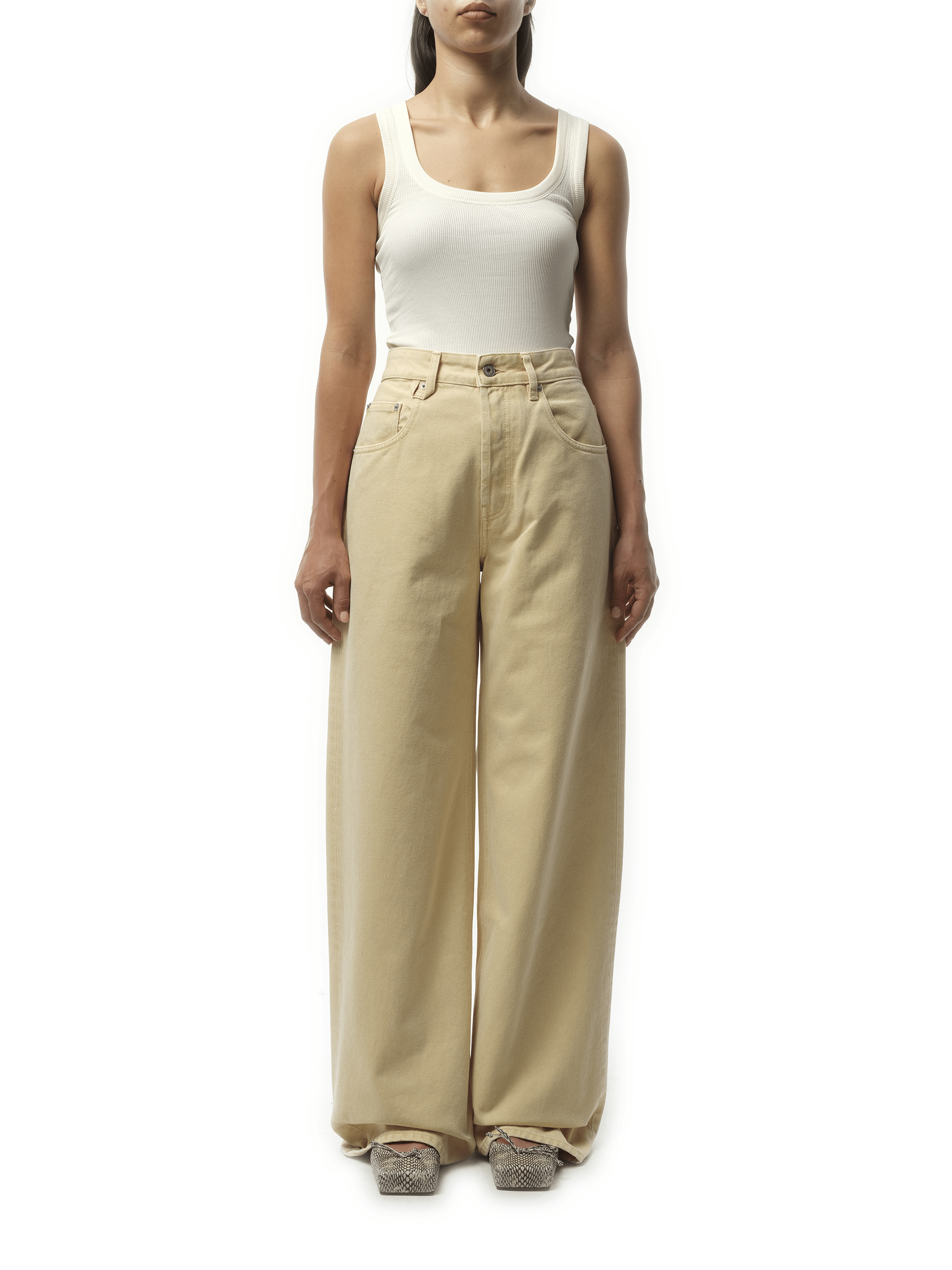 Jacquemus Le Denimes Large in Light Beige