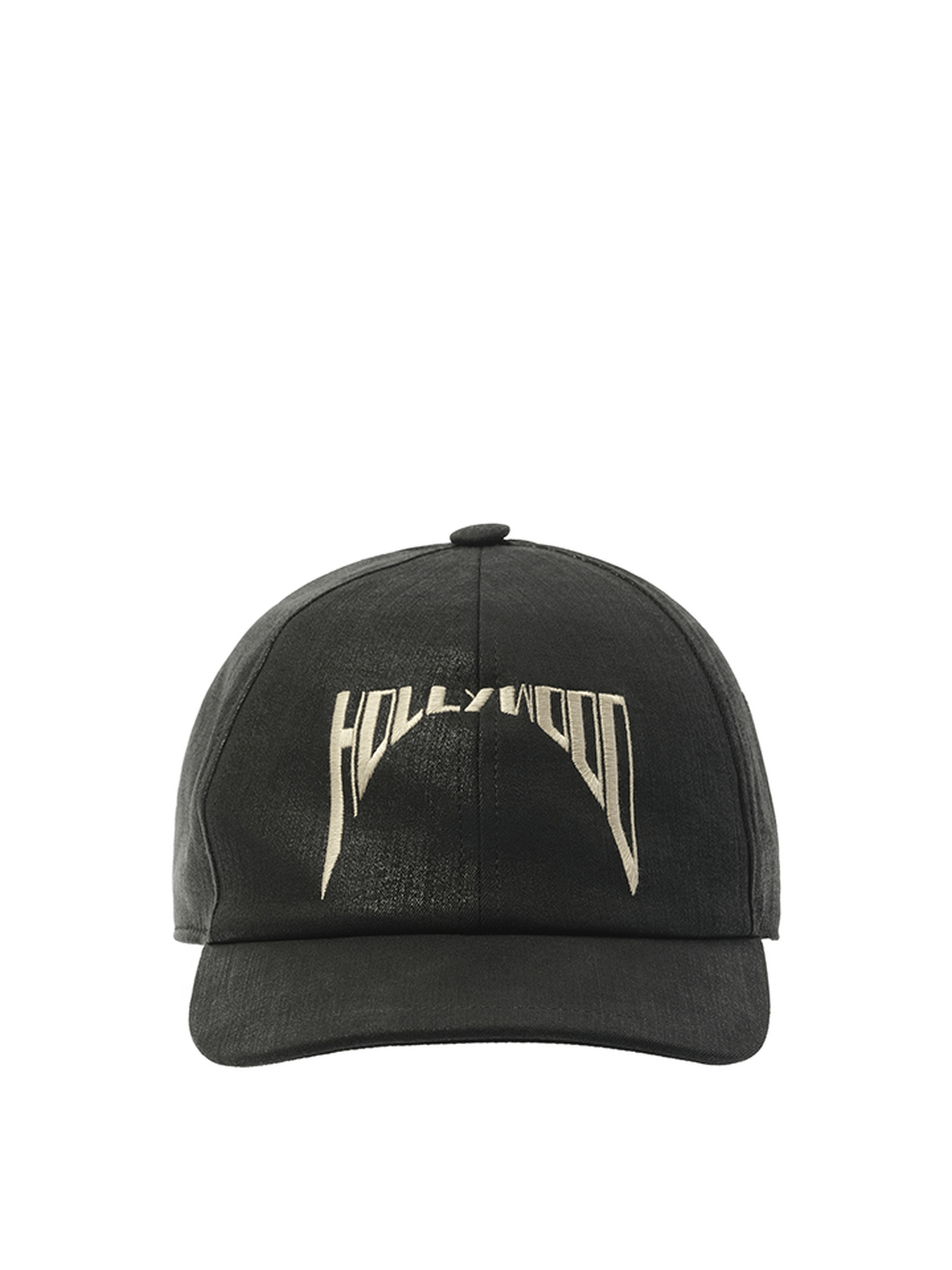 Rick Owens Drkshdw Embroidered Denim Cap in Black/Pearl