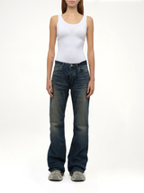 Balenciaga Straight Fit Denim Pants in Whiskers