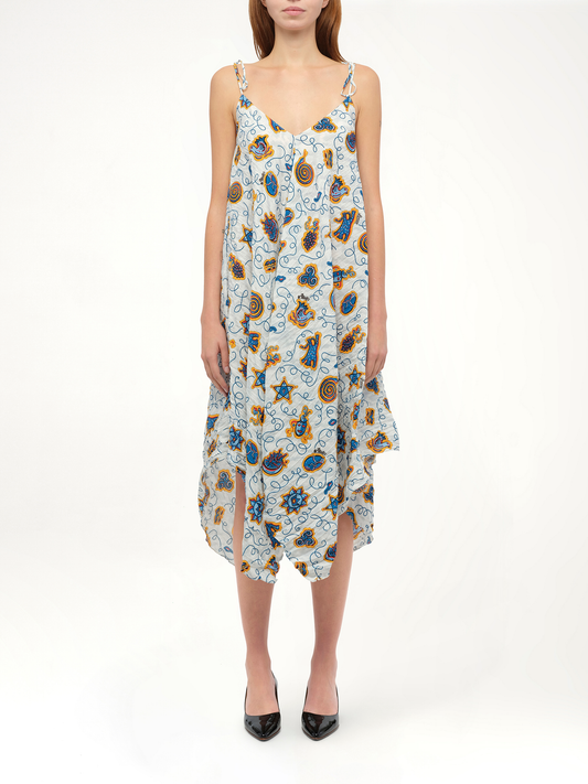 Loewe x Paula Prt Strappy Dress in White