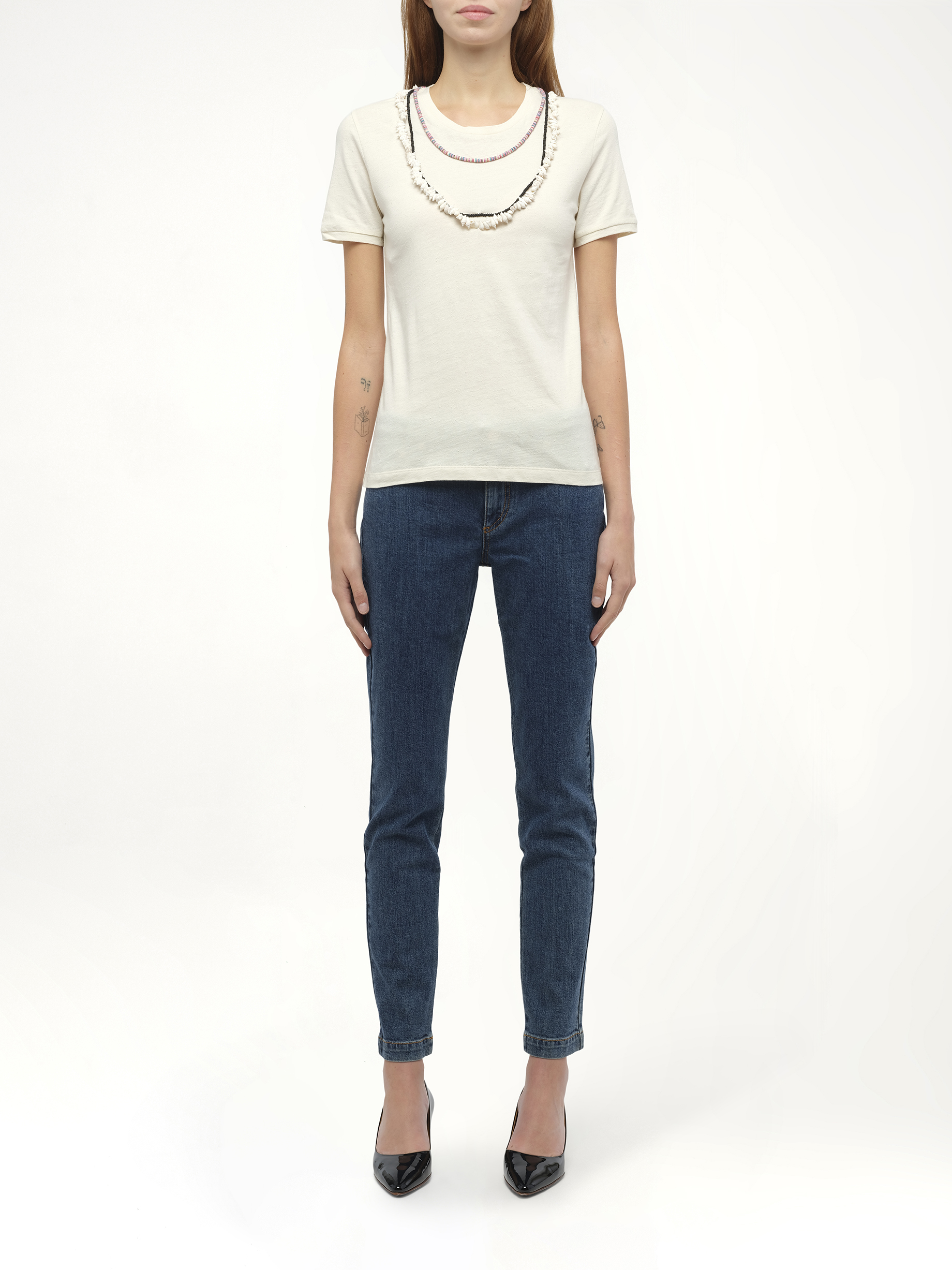 Loewe x Paula T-Shirt Necklaces in Calico