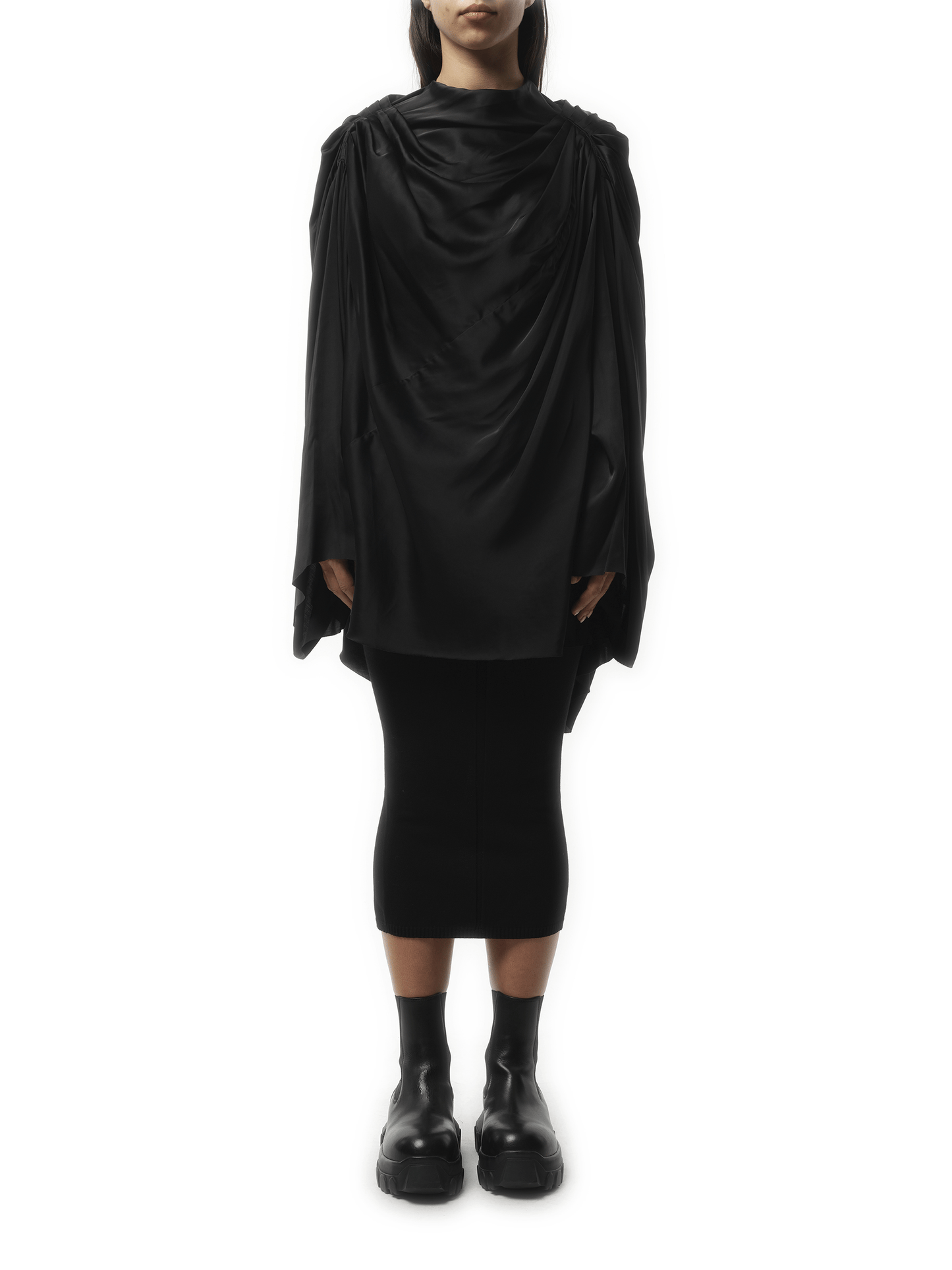 Rick Owens Claudette Tunic in Black
