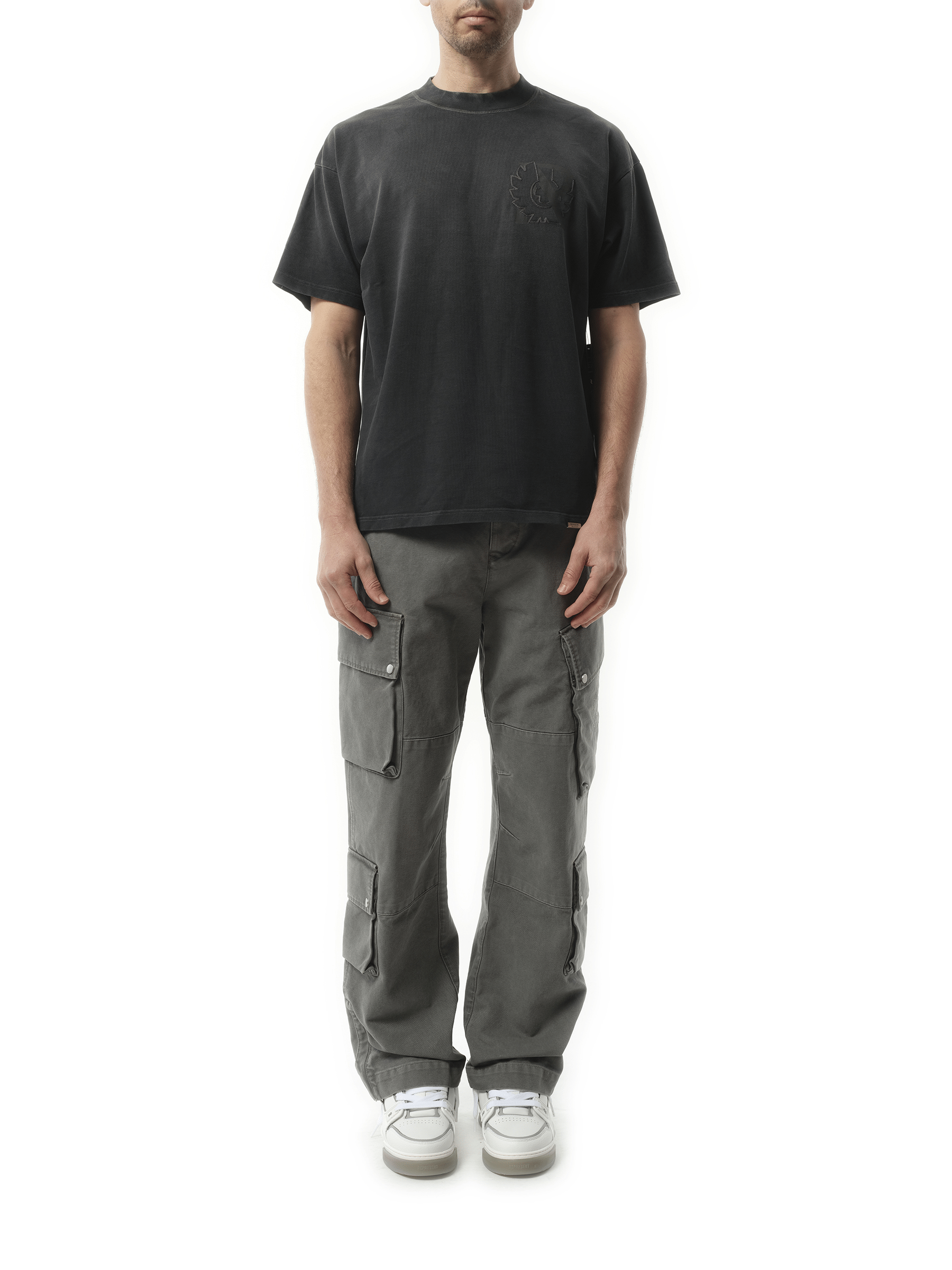 Represent Represent X Belstaff Outline Pheonix T-Shirt in Shadow