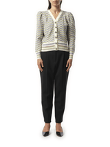 Long Sleeve V-Neck Cardigan in Vintage