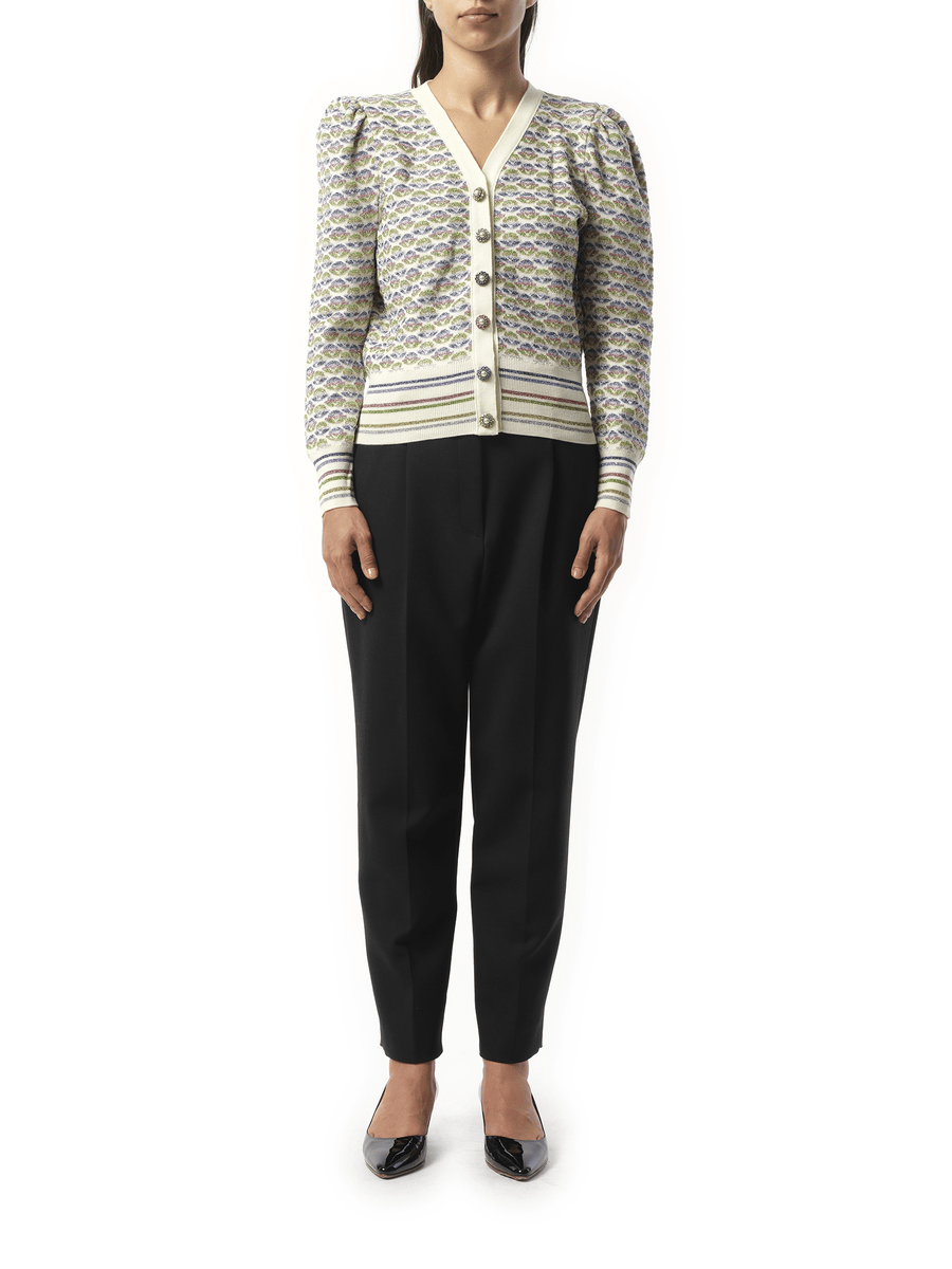 Long Sleeve V-Neck Cardigan in Vintage