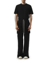 Rick Owens Drkshdw Creatch Wide Cargo Drawstring in Black