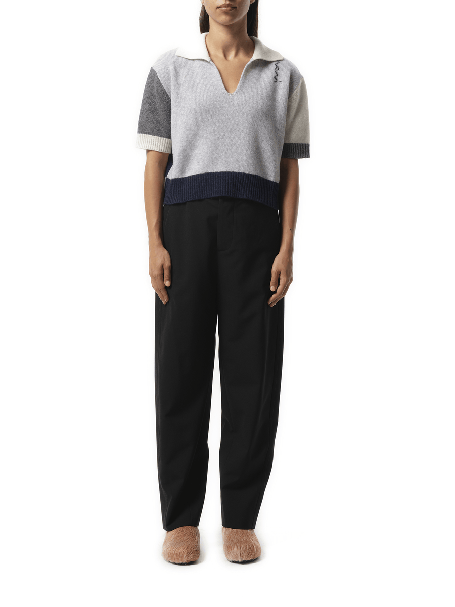 Marni V Neck Boxy Sweater in Sodium