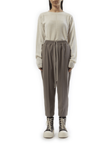 Rick Owens Drawstring Astaires Cropped in Dust
