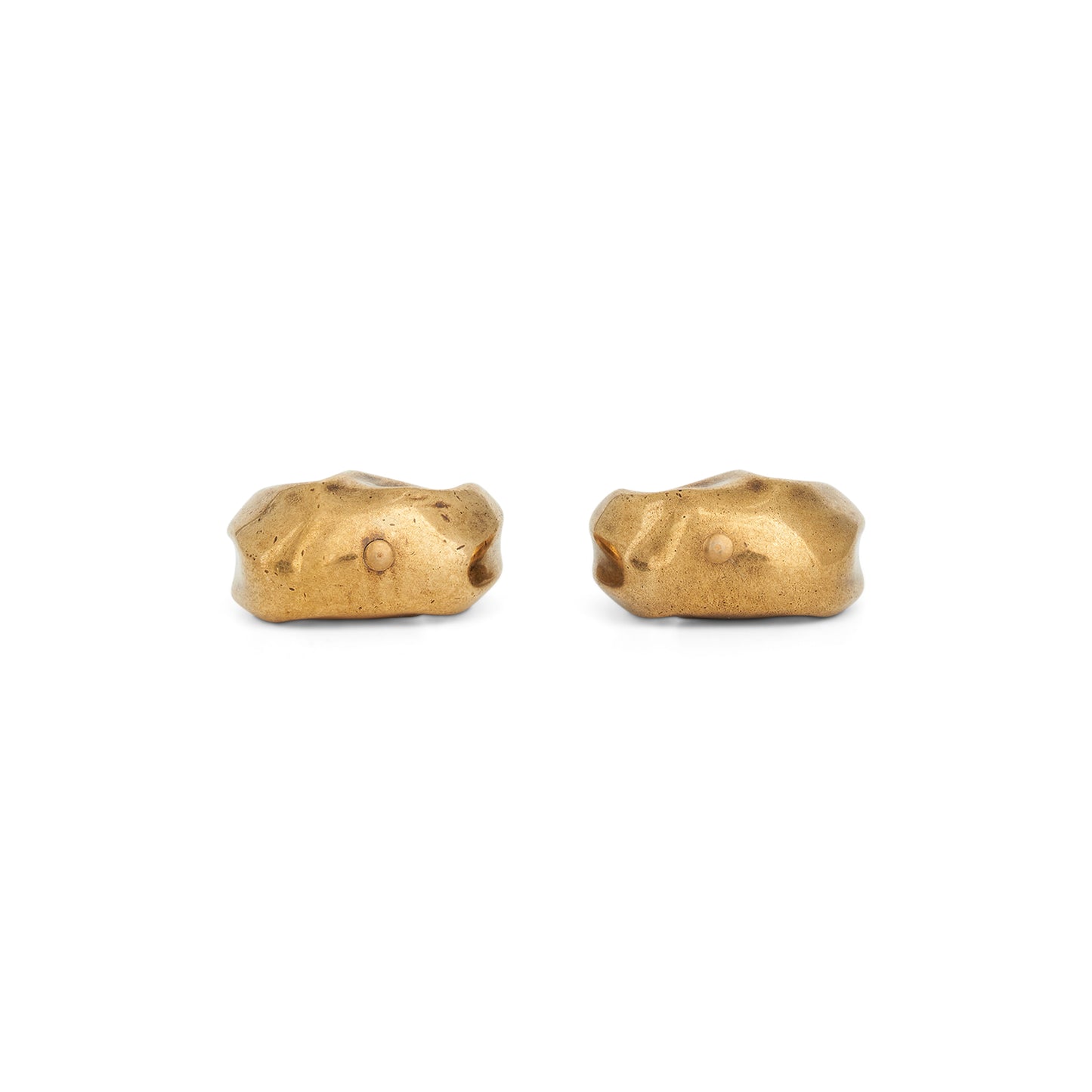 Olivia Medium Hoop Earrings in Antique Gold