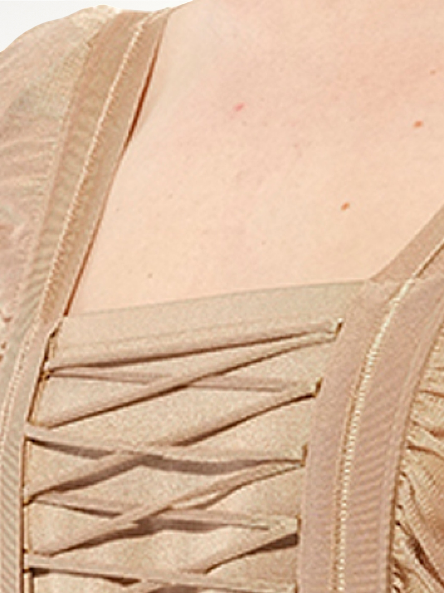 Maille Knit Const Dress in Sand