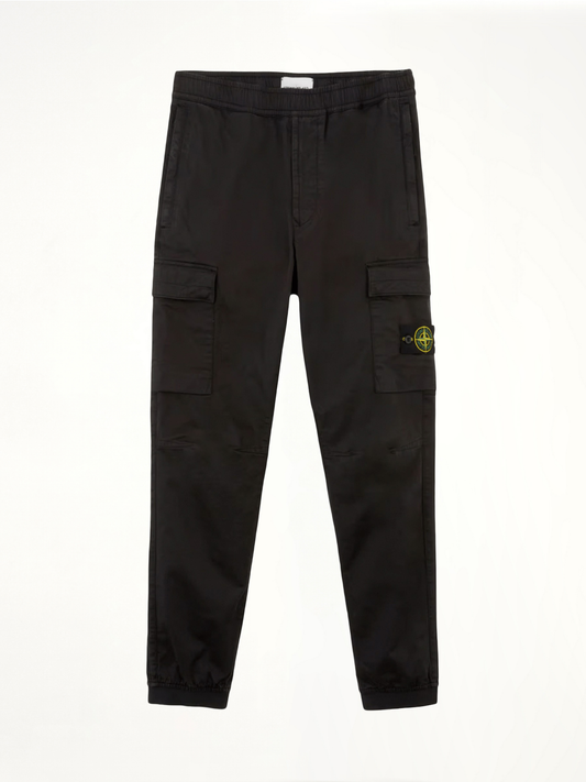 Stone Island Compass Cargo Pants in Black