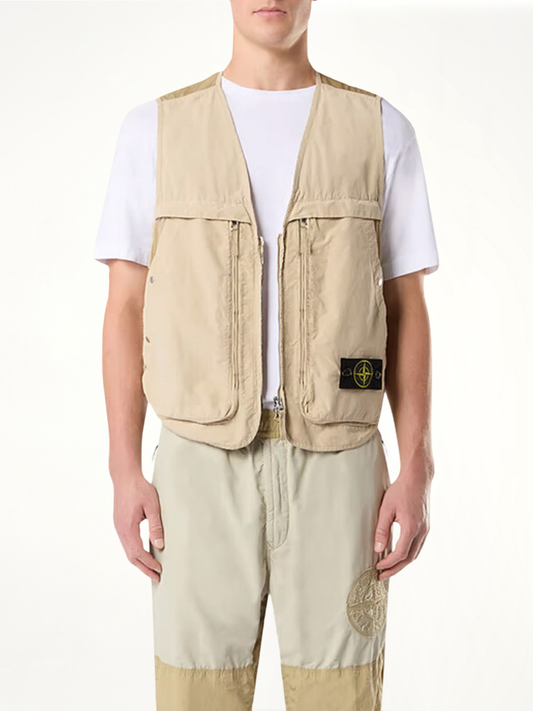 Stone Island Logo Patch T-Shirt in White