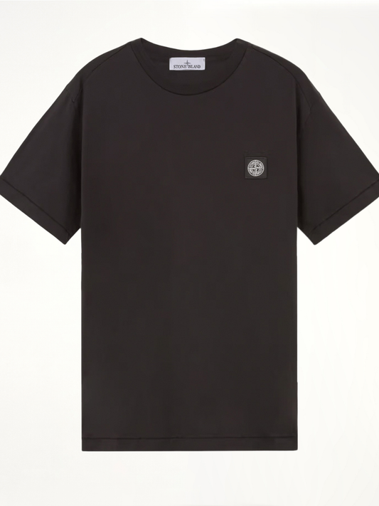Stone Island Logo Patch T-Shirt in Black