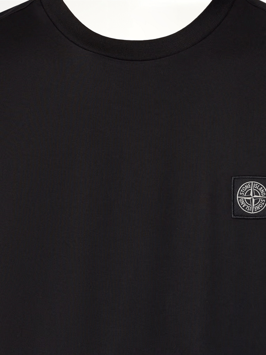 Stone Island Logo Patch T-Shirt in Black