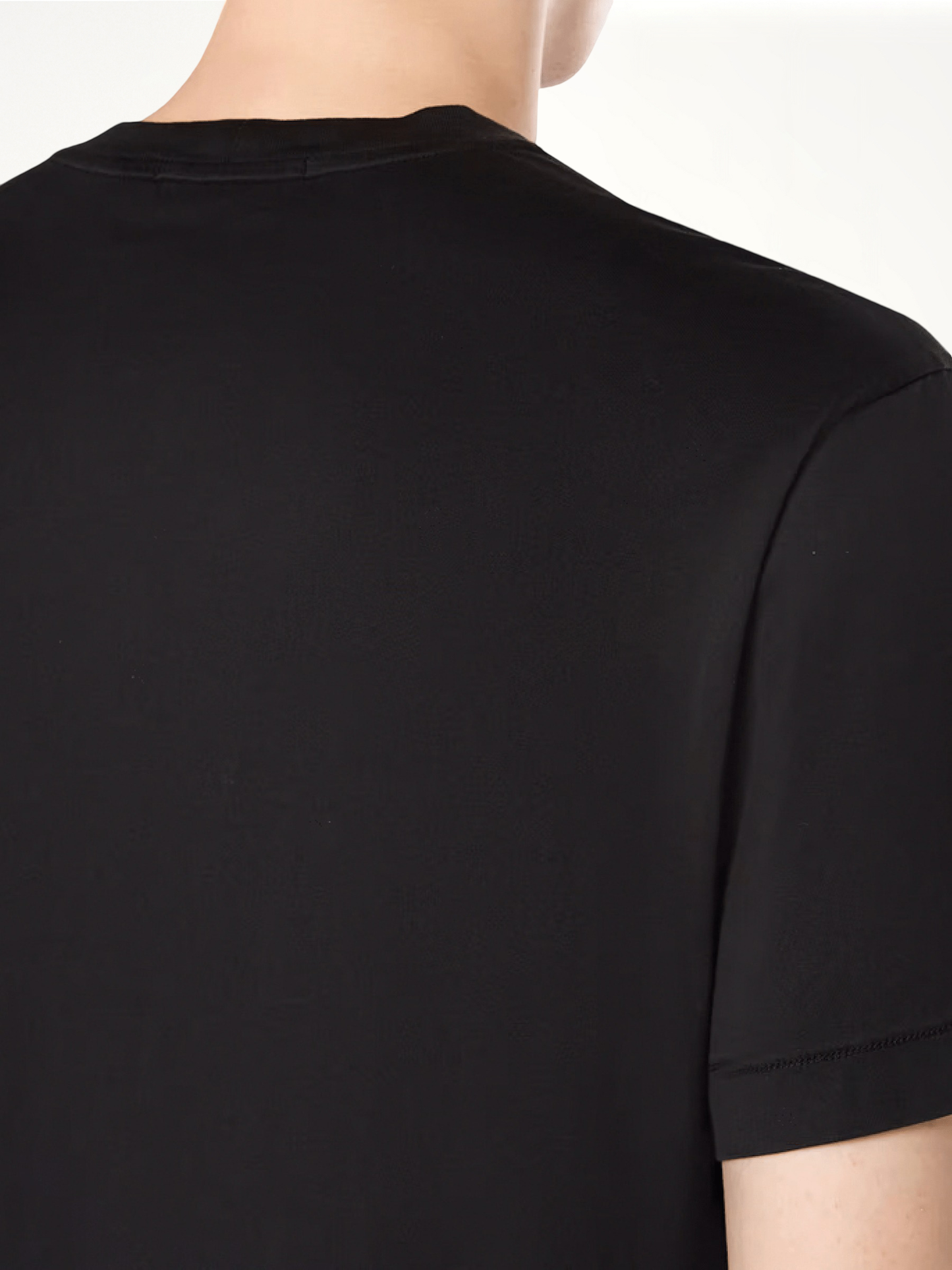 Stone Island Logo Patch T-Shirt in Black