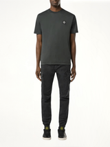 Stone Island Logo Patch T-Shirt in Lead Grey