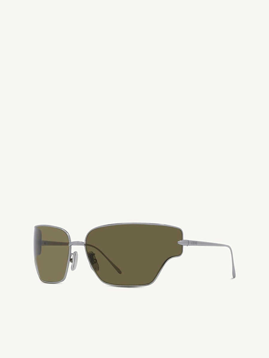 Loewe LW40150U 7014N Metal Sunglasses in Silver