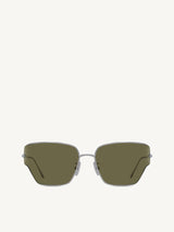 Loewe LW40150U 7014N Metal Sunglasses in Silver