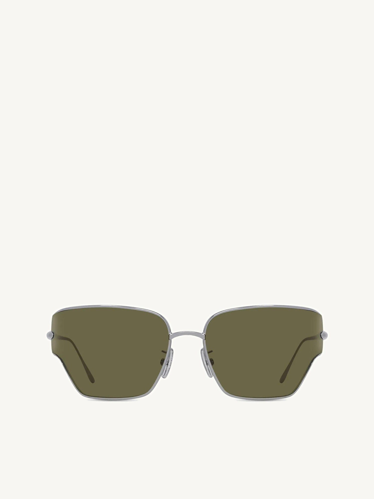 Loewe LW40150U 7014N Metal Sunglasses in Silver