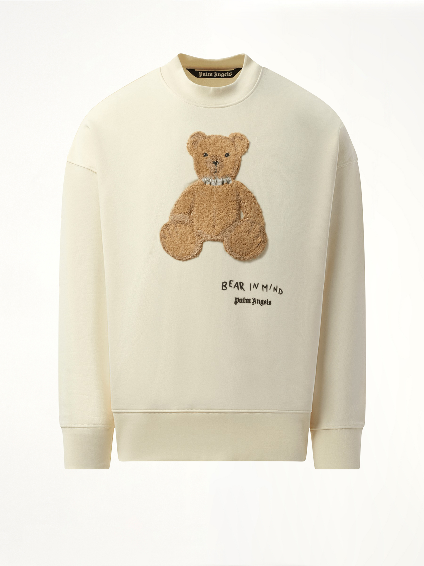 Bear in Mind Sweatshirt in Off White/Brown