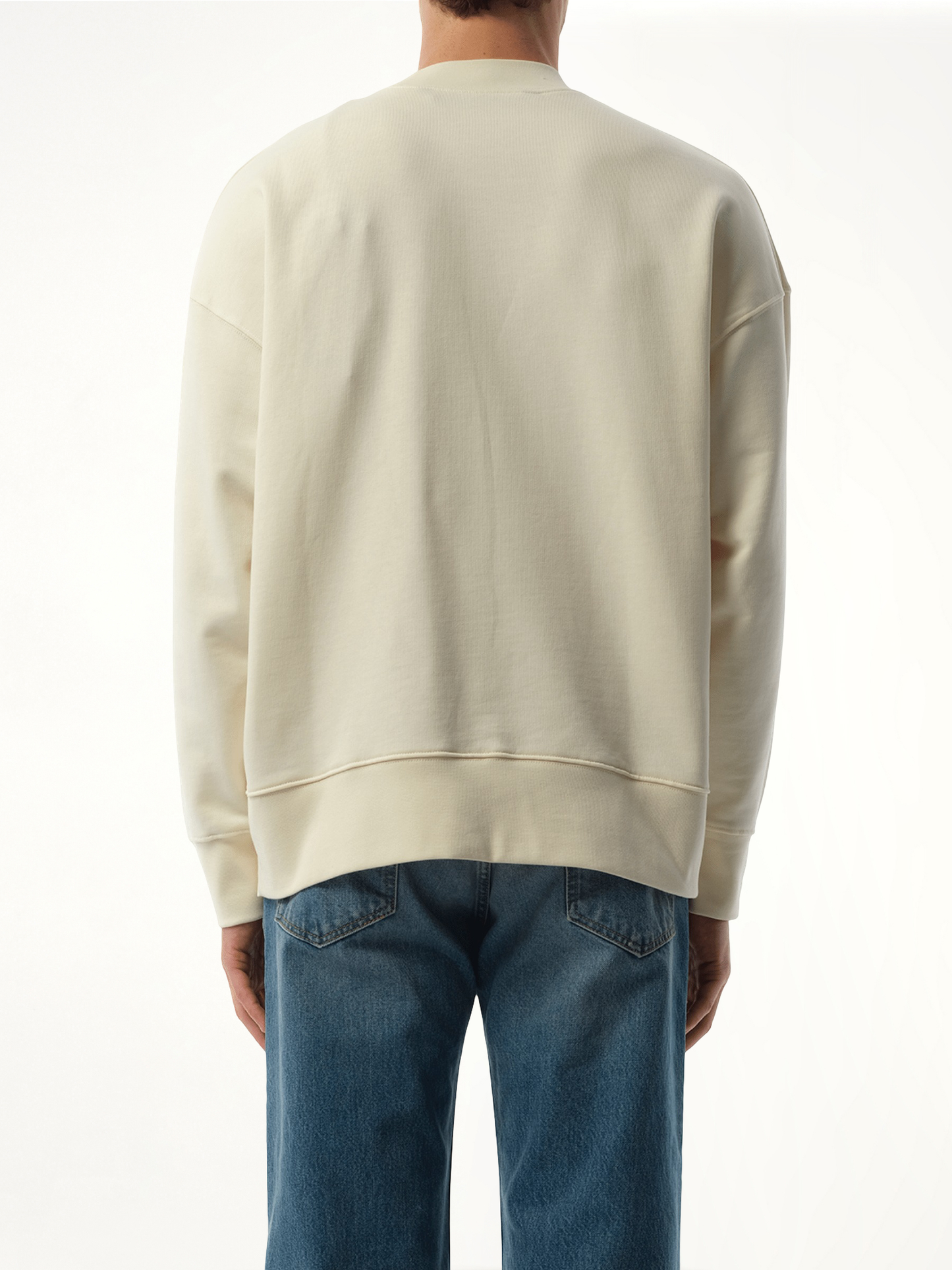 Bear in Mind Sweatshirt in Off White/Brown