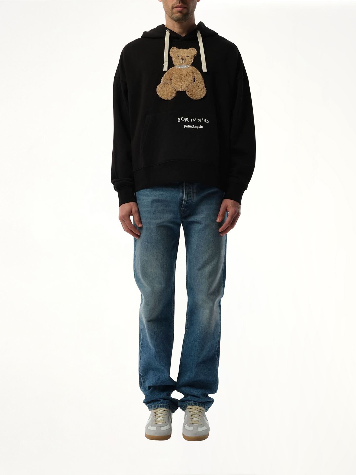Bear in Mind Hoodie in Black/Brown