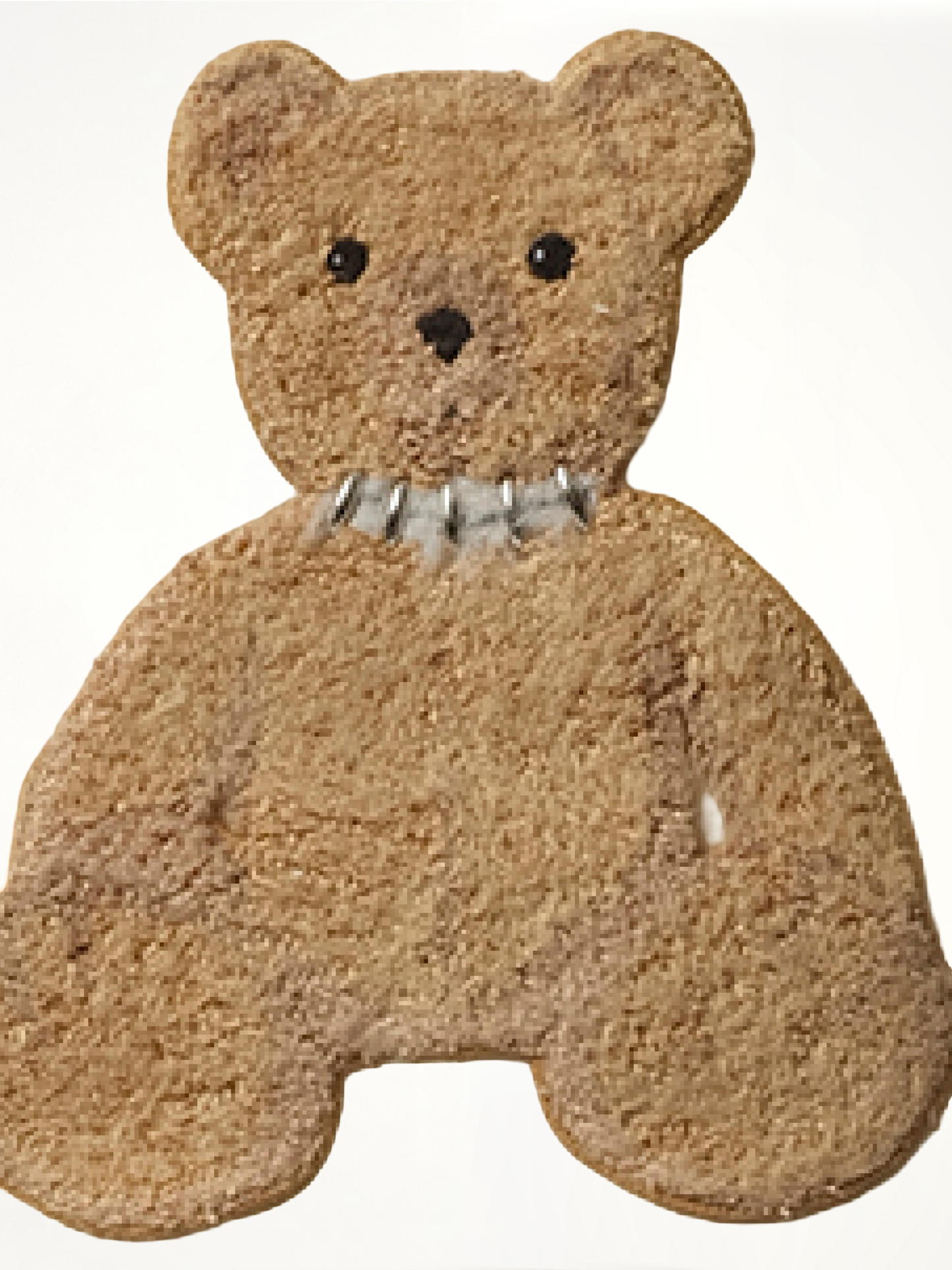 Bear in Mind Zip Hoodie in Off White/Brown