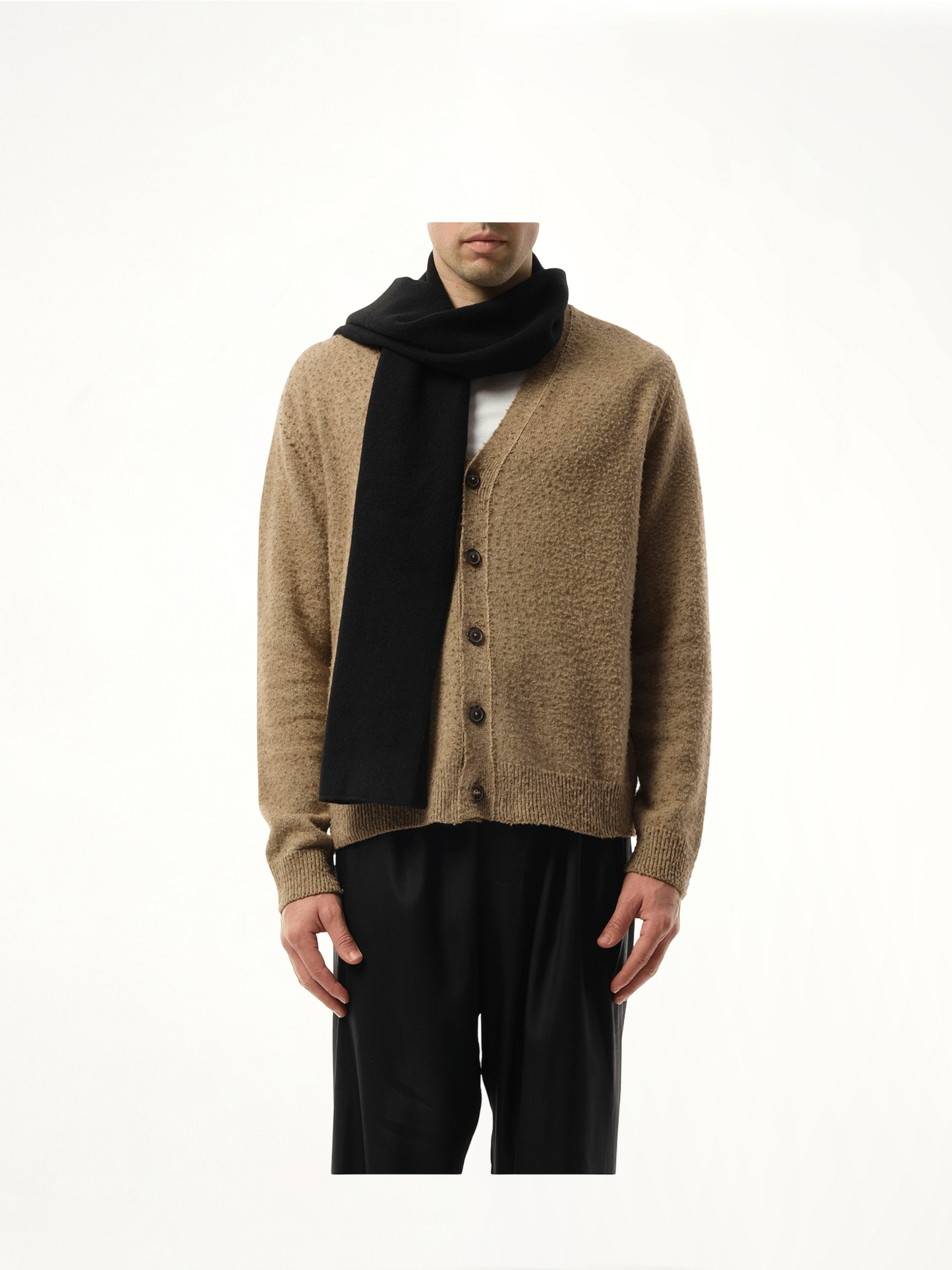 Four Stiches Scarf in Black