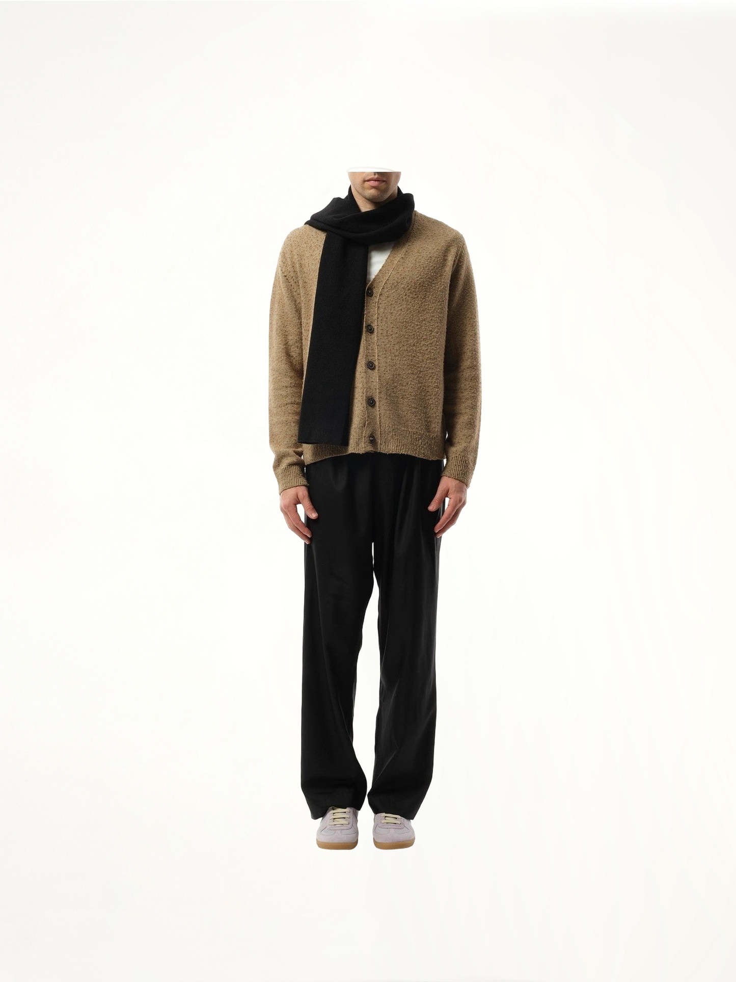 Four Stiches Scarf in Black