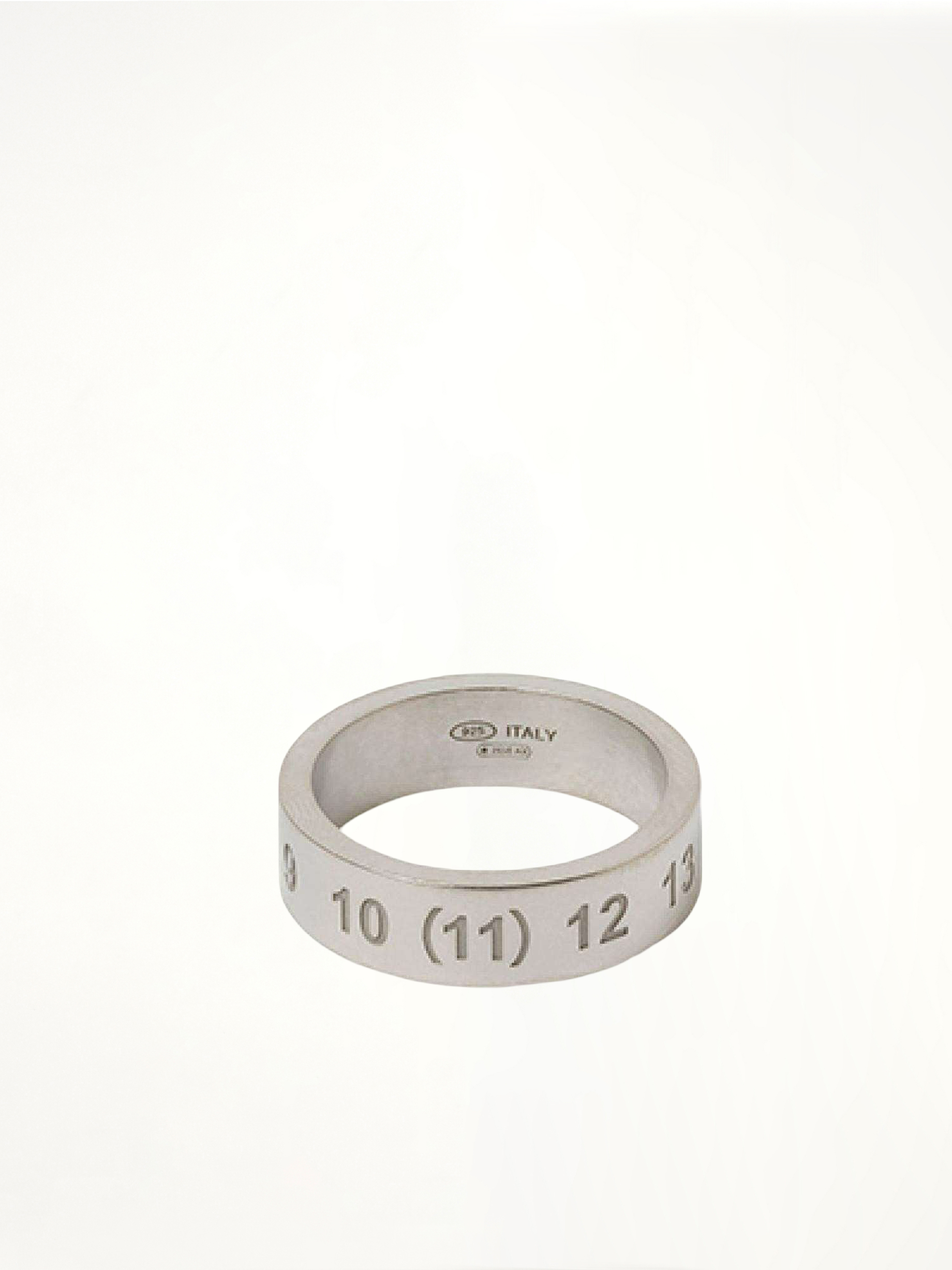 Number Reference Ring 6.5mm in Silver