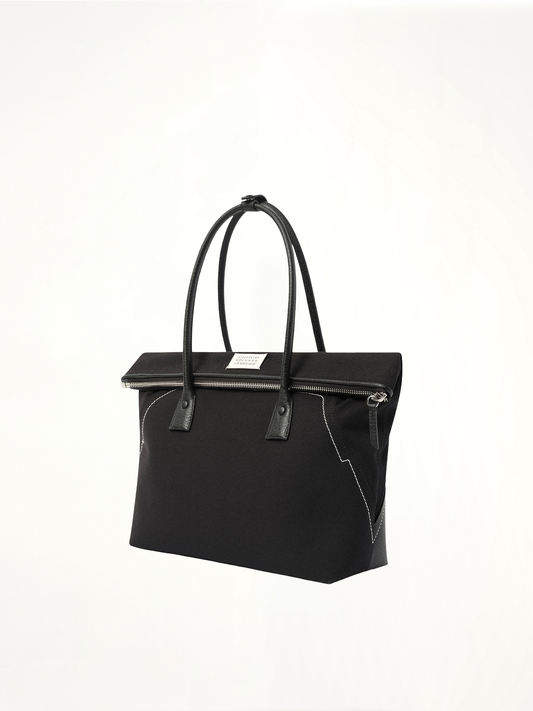 5AC Medium Shopping Bag in Black