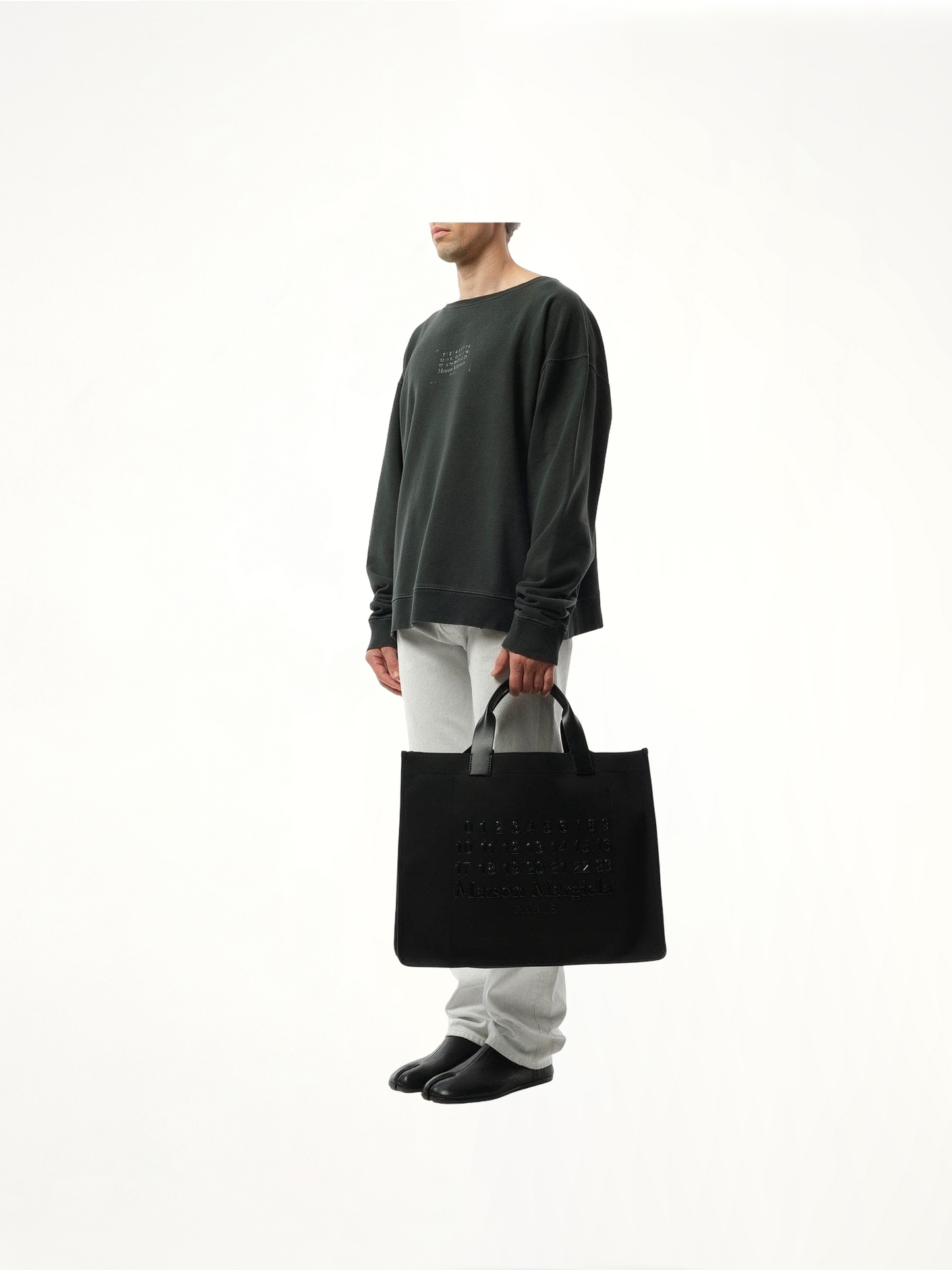 Cabas Large Shopping Bag in Black