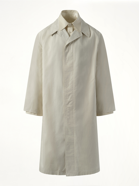 Trench Rain Coat in Ivory