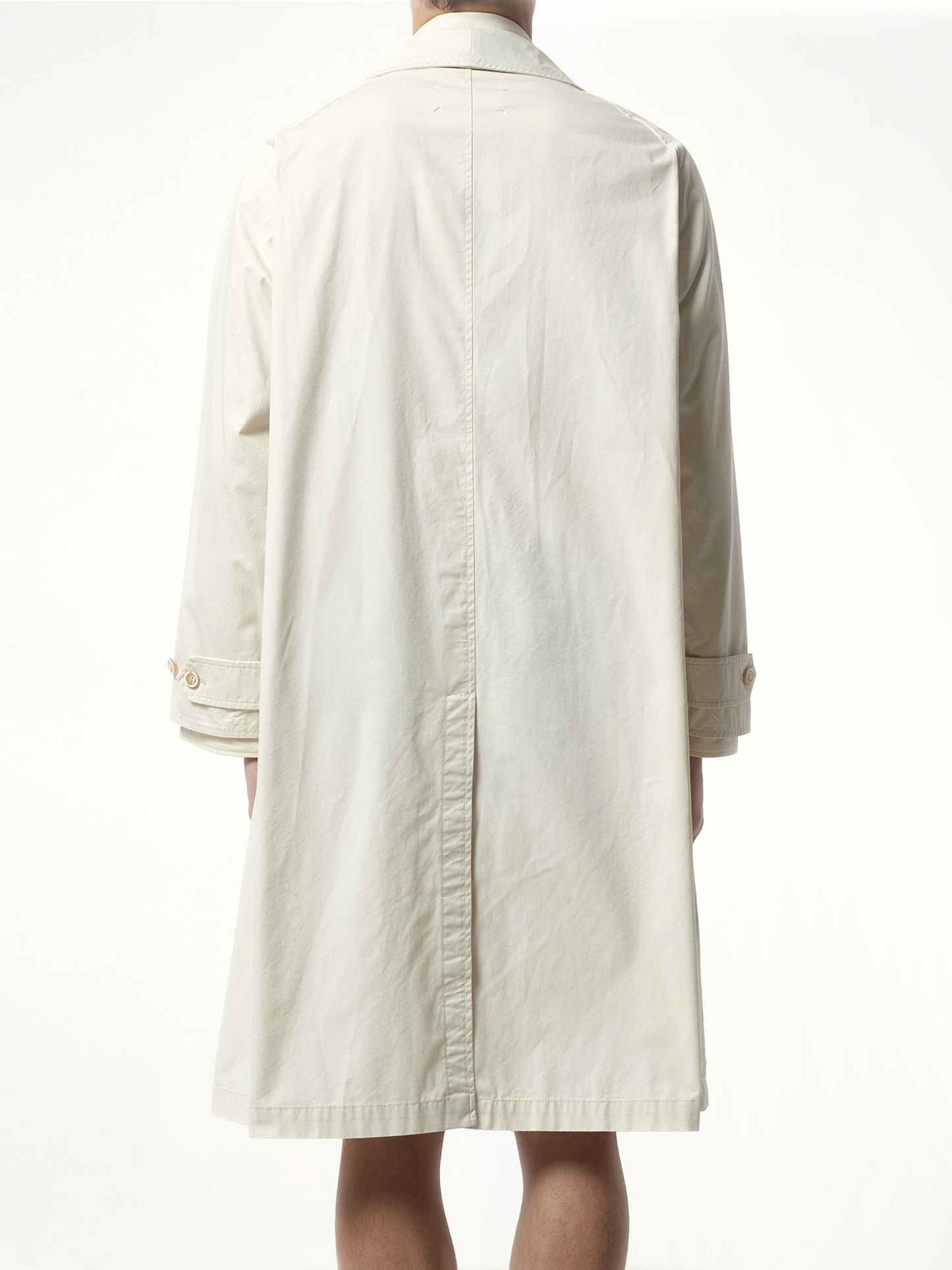Trench Rain Coat in Ivory