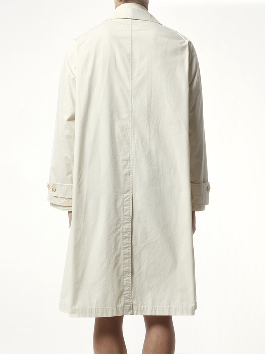 Trench Rain Coat in Ivory