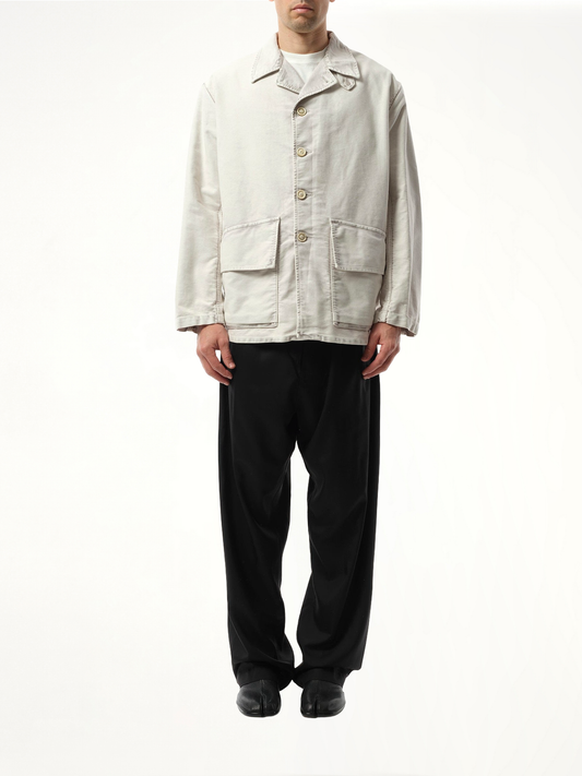 Heavy Cotton Sports Jacket in Grey