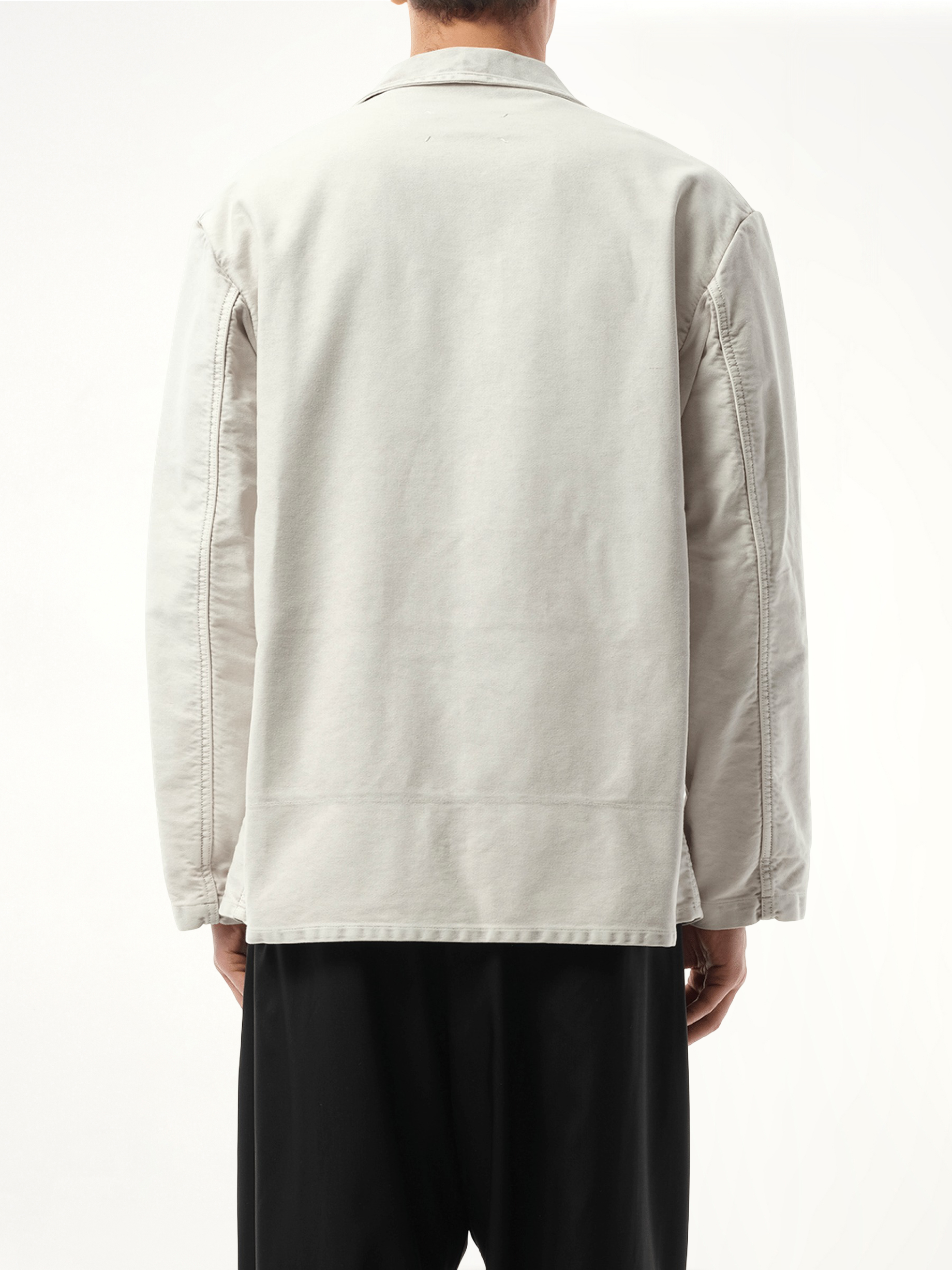 Heavy Cotton Sports Jacket in Grey