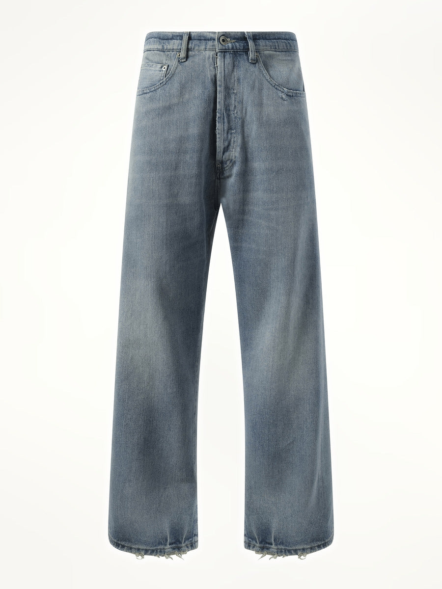 Maison Margiela Original Japanses Denim Jeans in Light Blue