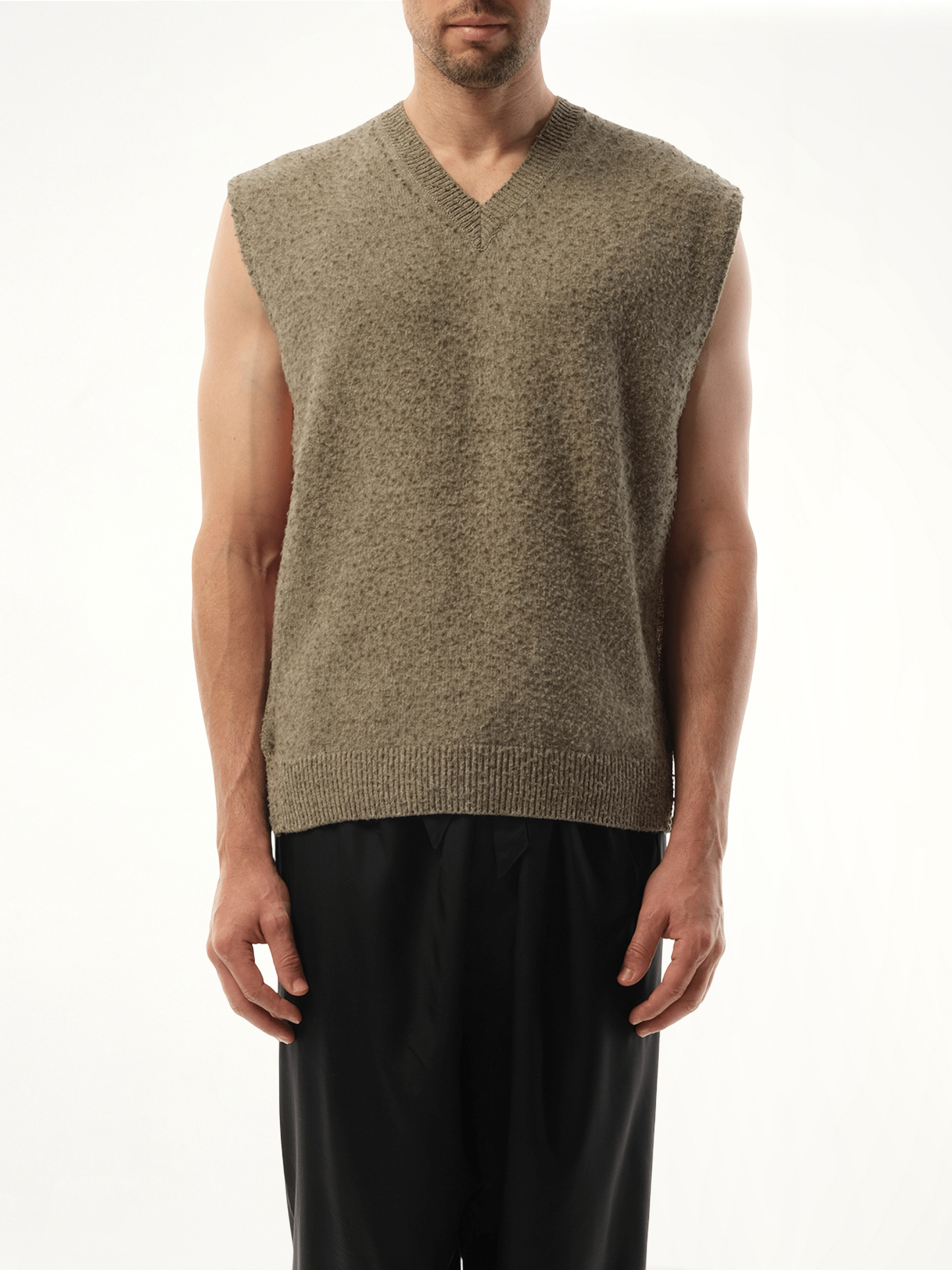 Wool Stole in Sage Green