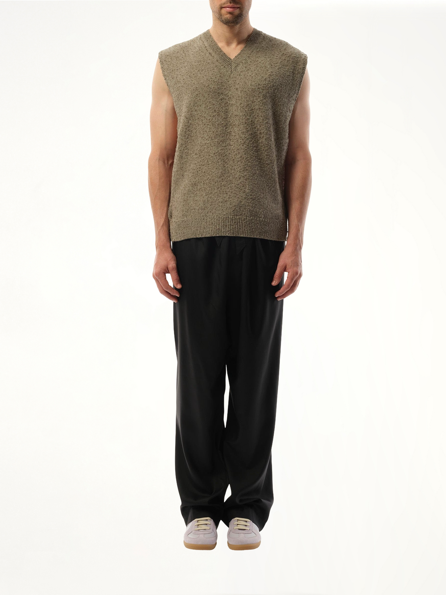 Wool Stole in Sage Green