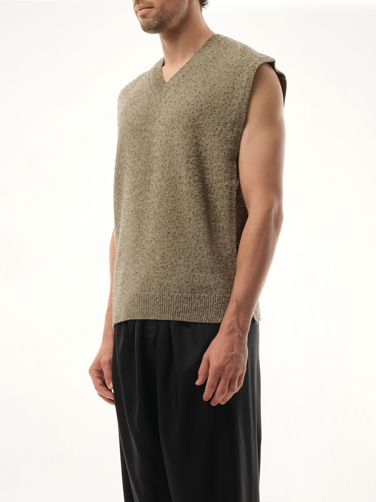 Wool Stole in Sage Green